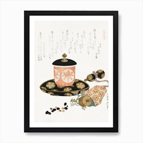 Leading A Horse Money, Katsushika Hokusai Art Print