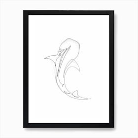 Whaleshark Art Print