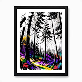 Forest Path 36 Art Print