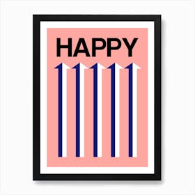 Happy Pink Art Print