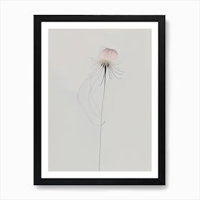 Prairie Smoke Wildflower Simplicity Art Print