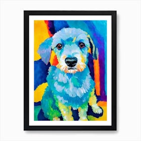 Spanish Water Dog Fauvist Style Dog Art Print