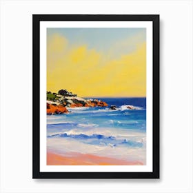 Cala Goloritzé 2, Sardinia, Italy Bright Abstract Art Print