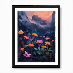 Lotus Flower Art Print