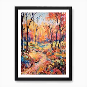 Autumn Gardens Painting Bernheim Arboretum And Research Forest 2 Art Print