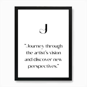 Journey Through The Artist'S Vision And Discover New Perspectives.Elegant painting, artistic print. Art Print