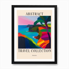 Abstract Travel Collection Poster Barbados 3 Art Print