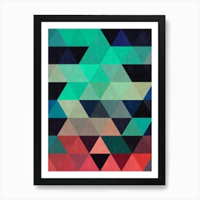 Triangle art 2 Art Print