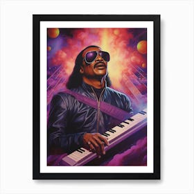 Stevie Wonder (4) Art Print