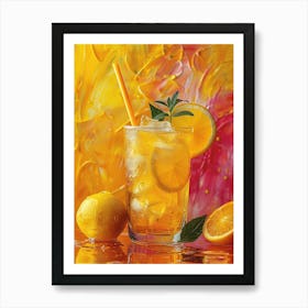 Orange Iced Tea 12 Art Print