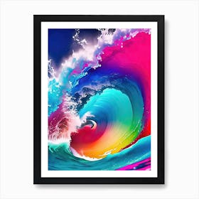 Colorful Wave Art Print