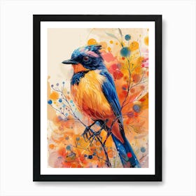 Bird On A Branch 2 Art Print