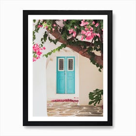 Mamma Mia - Pretty Greek Door Art Print