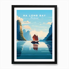 Ha Long Bay Poster Vietnam 1 Art Print