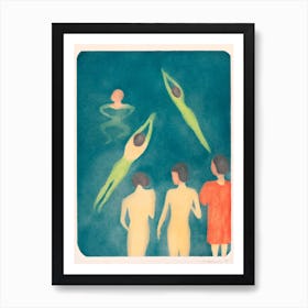 Boys Bathing, Edvard Munch Art Print