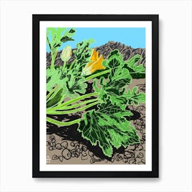 Zucchini Art Print