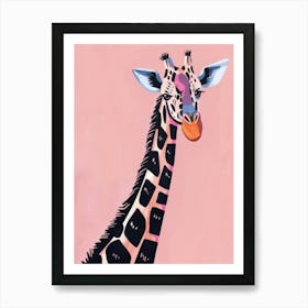 Giraffe Canvas Print 11 Art Print