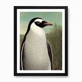 Penguin Haeckel Style Vintage Illustration Bird Art Print