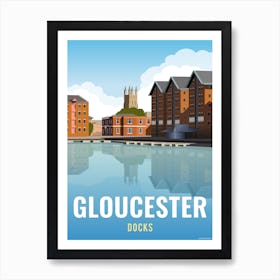 Gloucester Docks Harbour Quays 1 Art Print