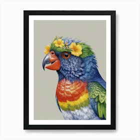 Rainbow Lorikeet Art Print