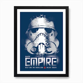Galactic empire Art Print