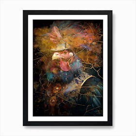 Animal Surreal Art Illustration In A Painting Style 07 Art Print