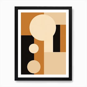 Cottbus Contrast, Geometric Bauhaus Art Print