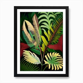 Cinnamon Fern Vibrant Art Print