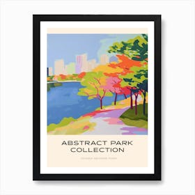 Abstract Park Collection Poster Odaiba Seaside Park Tokyo 1 Art Print