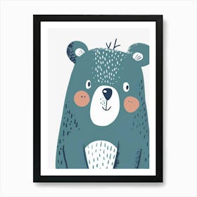 Bear Illustration 5 Art Print