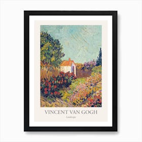 Landscape, Vincent Van Gogh Poster Poster