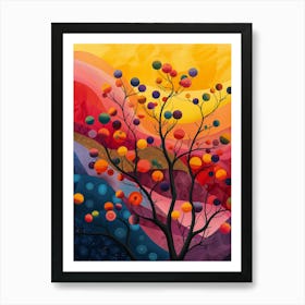 Abstract Tree Art Print