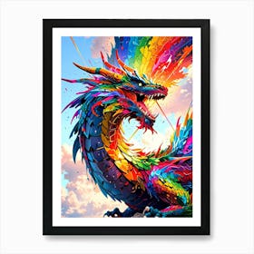 Rainbow Dragon Poster