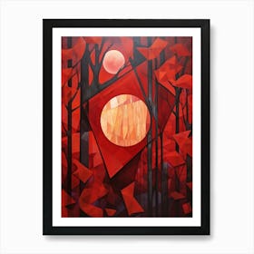 Geometric Abstraction Illustration 2 Art Print