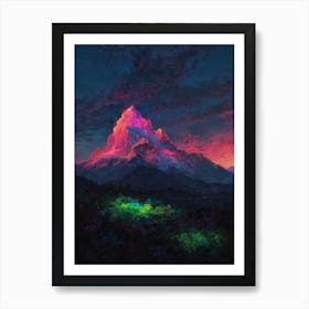 'Shining Mountain' Art Print