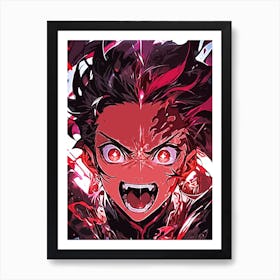 demon slayer 1 Art Print