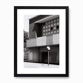 Bauhaus Clock Art Print