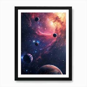 Space Wallpaper 13 Art Print