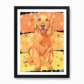 Golden Retriever Art Print