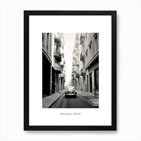 Poster Of Marseille, France, Photography In Black And White 2 Art Print