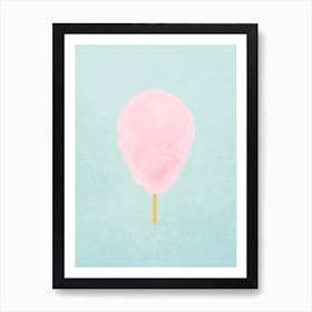 Pink Cotton Candy Art Print