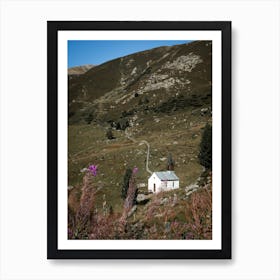 Chapel In De Mountains In Switzerland Art Print