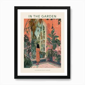 In The Garden Poster Schonbrunn Palace Gardens Austria 1 Art Print