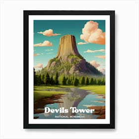 Devils Tower National Monument 1 Art Print