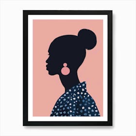 Silhouette Of A Woman 43 Art Print