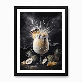 Coconut Crush, Pina Colada Art Print