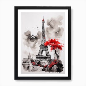 Paris Eiffel Tower Art Print