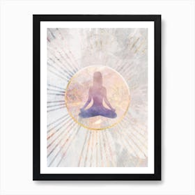 Yoga Meditation Art Print