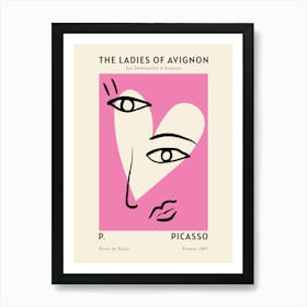 Pink Ladies Of Avignon Art Print