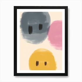Happy Everything Abstract 3 Art Print
